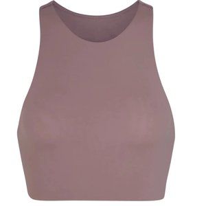 SKIMS - Fits Everybody High Neck Bra in Umber Size XL